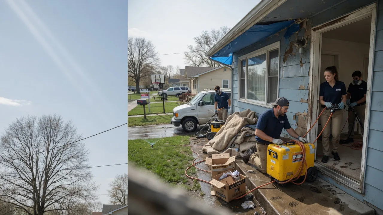 Basement Flood Cleanup in Marland, OK near me